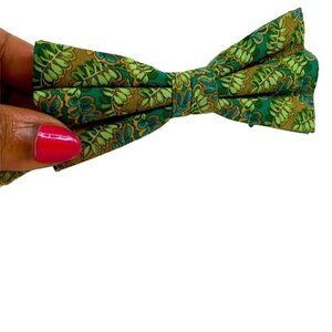 Zara man tropical green adjustable  bow